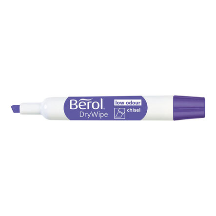 Berol® Drywipe Markers Chisel Tip Assorted Colours 48pk  hi\-res