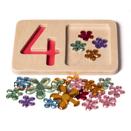 Wooden Number Trays  hi\-res