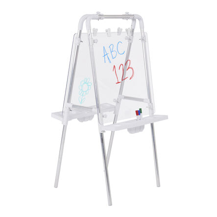 Easy Clean Multi\-Panel Acrylic Art Easel \- 2 Sided  hi\-res