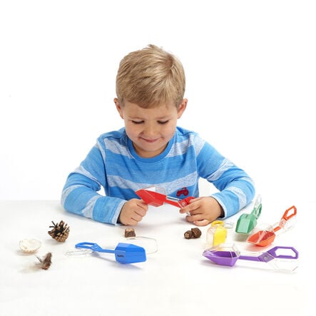 Rainbow Coloured Tongs – 6pk  hi\-res