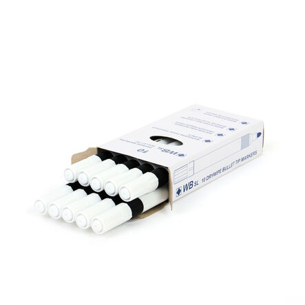 Slim Barrel Drywipe Pens Bullet Tip Black  hi\-res