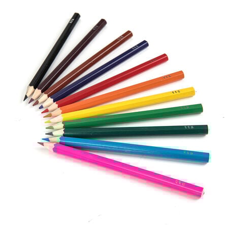 TTS Chunky Hexagonal Pencils Assorted 156pk  hi\-res