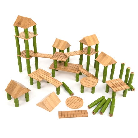 Bamboo Building Blocks 80pk  hi\-res