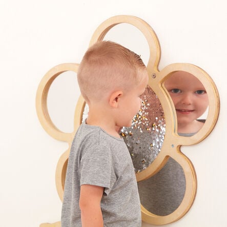 TTS Mark Making Sequin and Mirror Daisy Frames  hi\-res