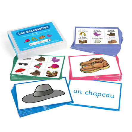 TTS French Accessories Vocabulary Builder Activity Cards  hi\-res