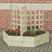 Outdoor Storage with Planters and Bench Offer  hi\-res
