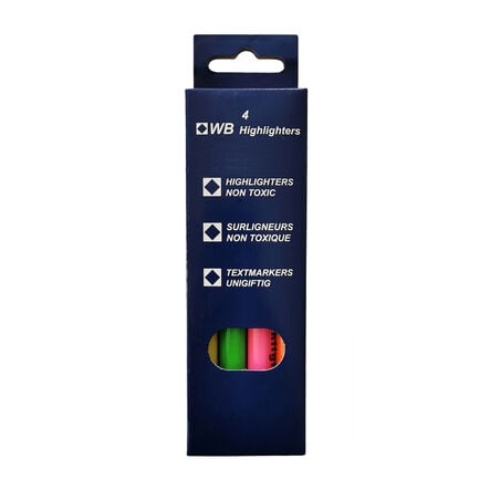 Budget Highlighter Pens Chisel Tip 10pk  hi\-res