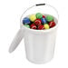 Multi\-Coloured Tennis Ball Bucket 96pk  hi\-res