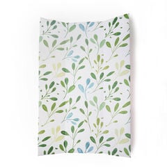 Baby Anti-Roll Wedge Changing Mat Olive Print Design  hi-res