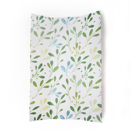 Baby Anti\-Roll Wedge Changing Mat Olive Print Design  hi\-res