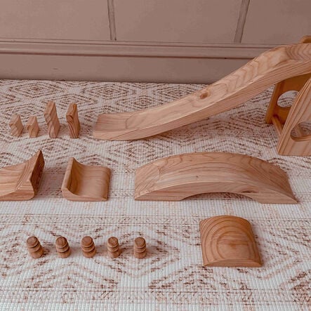 Explore Nook Construction Large Wooden Ball Run  hi\-res