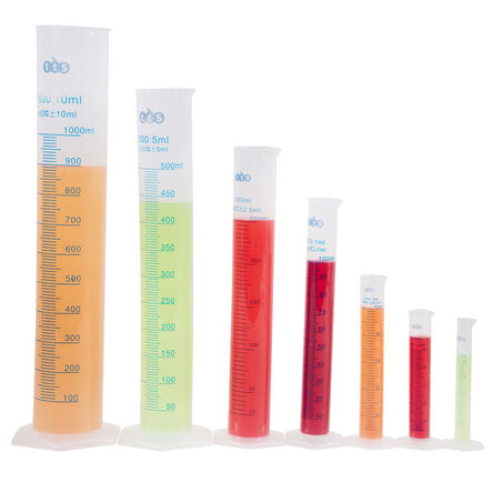 Plastic Measuring Beakers, Cylinders and Jugs Class Set 17pk  hi\-res