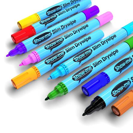 Show\-me® Assorted Drywipe Pens Fine Tip  hi\-res