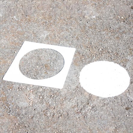 Social Distancing Playground Footprint Stencils 10pk  hi\-res