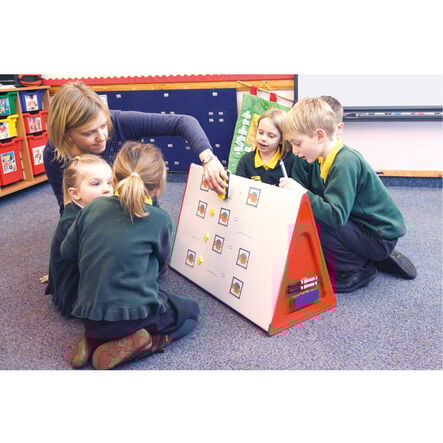 Wedge Tabletop Magnetic Portable Whiteboard  hi\-res