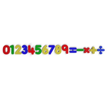 Show\-me Coloured Magnetic Numbers Classpack 286pcs  hi\-res