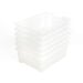 Gratnells Storage Trays 6 Pack Clear Deep Clear hi\-res