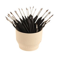 Triangular Handle Synthetic Brushes 10pk  Triangular Handle Synthetic Brushes 10pk  hi-res