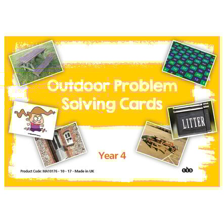 TTS Outdoor Maths Problem Solving Cards Year 4  hi\-res