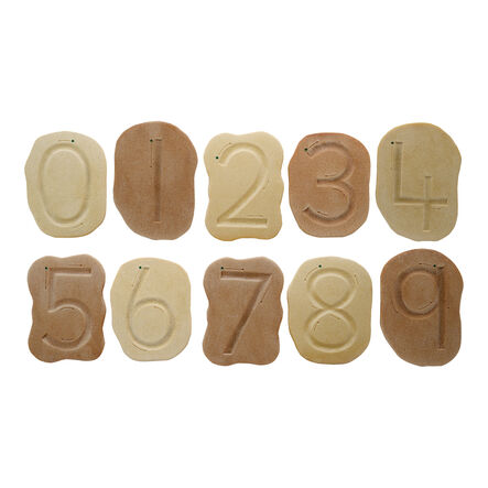 Feels\-Writing Sensory Number Stones 10pk  hi\-res
