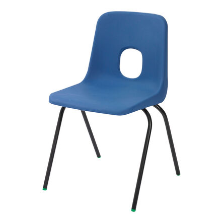 Hille Series E Shell Chair Seat height 260mm Blue Blue hi\-res