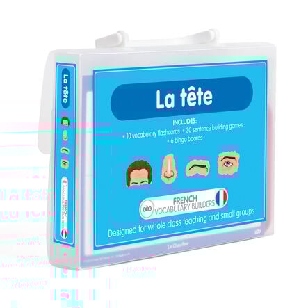TTS French Facial Features Vocabulary Builder Activity Cards  hi\-res