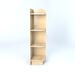 Right Hand Library End Bookcase In Maple  hi\-res