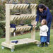 Outdoor Wooden Wellie Storage Trolley  hi\-res