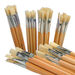 Hog Hair Flat Paint Brushes Assorted 60pk  hi\-res