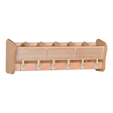 Wall Mounted 6 Classroom Coat Hooks  hi\-res