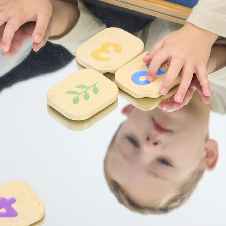 Braille Number Tiles 1\-10  hi\-res