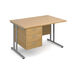 Maestro Three Drawer Rectangular Desks  hi\-res