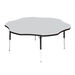 Tuf\-Top™ Height Adjustable Flower Shaped Table  hi\-res