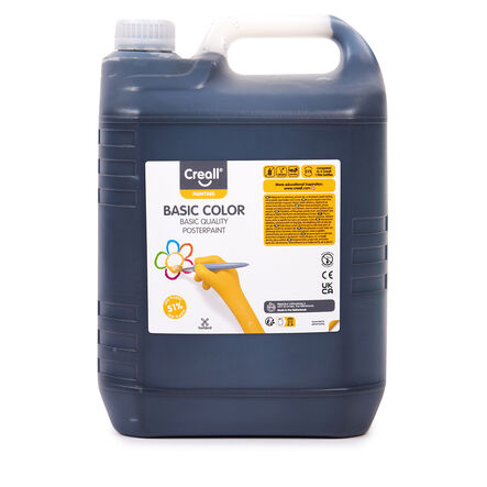 Creall Ready Mixed Paint Black 5l Black hi\-res