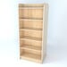 Double Sided Library Bookcase In Maple  hi\-res
