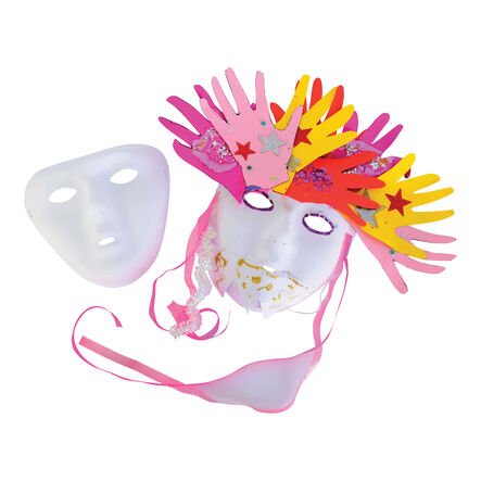 Biodegradable Craft Face Masks 10pk  hi\-res