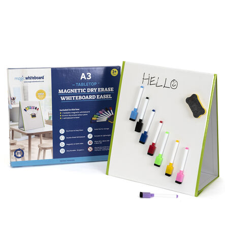 Tabletop Magnetic Whiteboard Kit A3  hi\-res