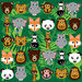 3m x 3m Wild Animals Square Placement Rug  hi\-res