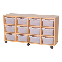 Cubby Tray Storage: 3 Tier with 12 Trays  hi-res