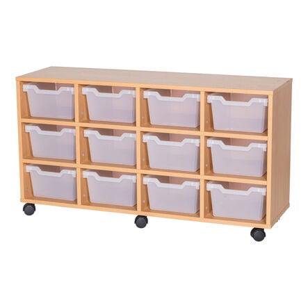 Cubby Tray Storage: 3 Tier with 12 Trays  hi\-res