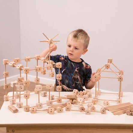 Loose Parts Construction Blocks and Poles  hi\-res