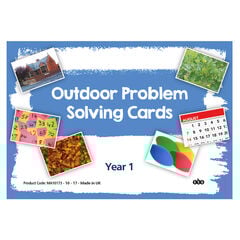 TTS Outdoor Maths Problem Solving Cards Year 1 30pk  TTS Outdoor Maths Problem Solving Cards Year 1 30pk  hi-res