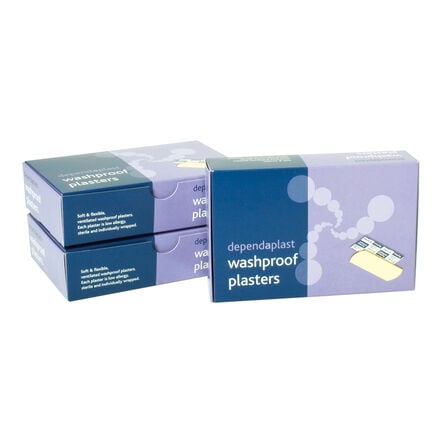 Washproof Plasters Assorted Sizes 100pk  hi\-res