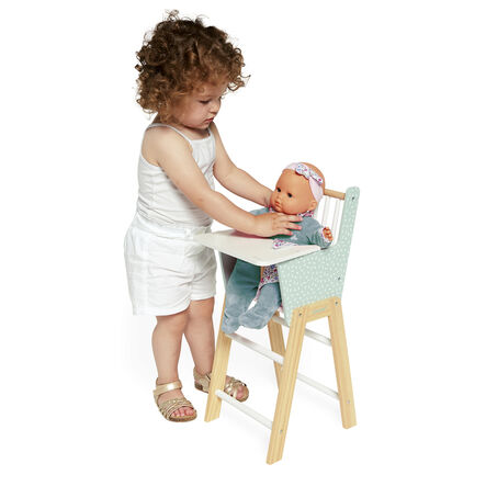 Role Play Sage Doll Highchair, Pram \x26 Cot  hi\-res