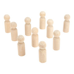 Wooden People Craft Pack 10pk  Wooden People Craft Pack 10pk  hi-res