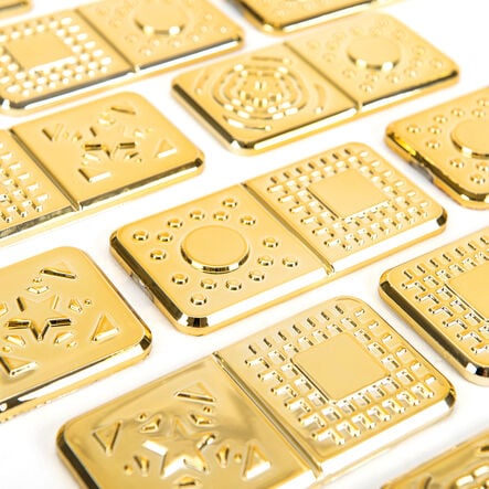 Metallic Matching Domino Set 15pcs  hi\-res