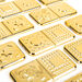 Metallic Matching Domino Set 15pcs  hi\-res