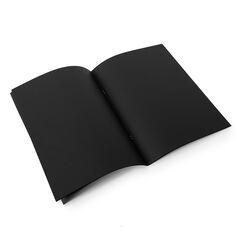 Project Scrapbooks A4+ 100gsm All Black 50pk Black hi-res