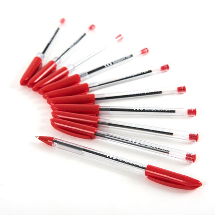 Everyday Ballpoint Pens 50pk Red  hi\-res