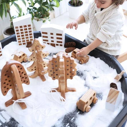 TTS Wooden 3D Threading and Lacing Trees 3pk  hi\-res